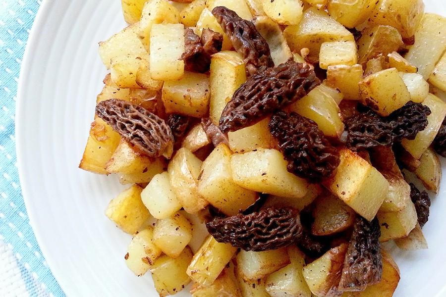 Морель с картофелем рецепт с фотографиями - 1000.menu