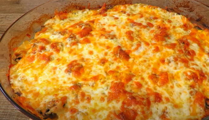 Как приготовить картошку с мясом и грибами в духовке