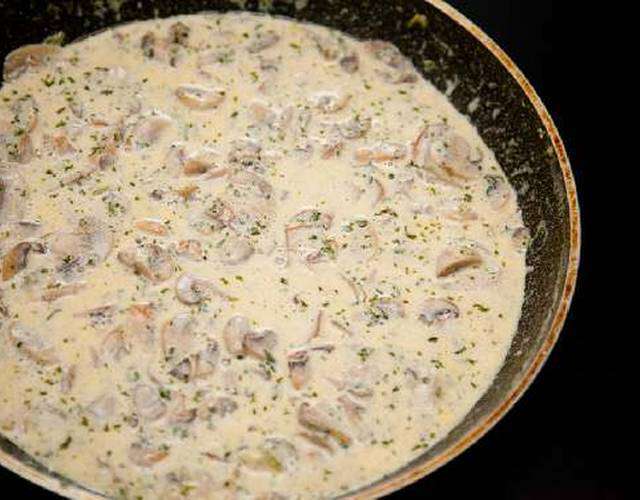 Грибной соус для овощей и мяса, подробное приготовление с фотографиями