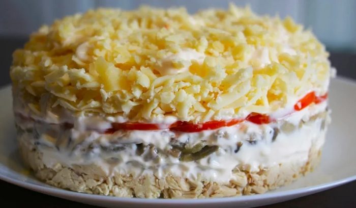 Самые вкусные и простые салаты с грибами и курицей