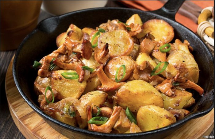 12 простых и вкусных блюд из лисичек и картошки