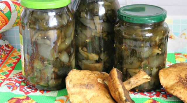 Маринованные моховики для зимних рецептов