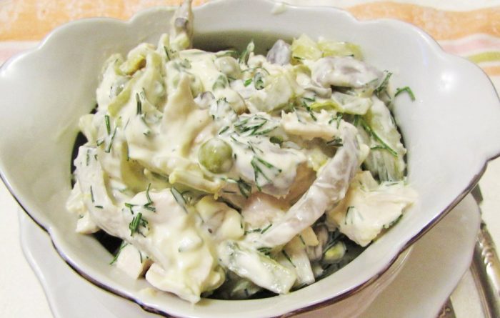 14 очень вкусных рецептов салата из вешенок