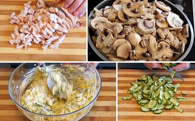 20 очень вкусных салатов с мясом и грибами рецепт