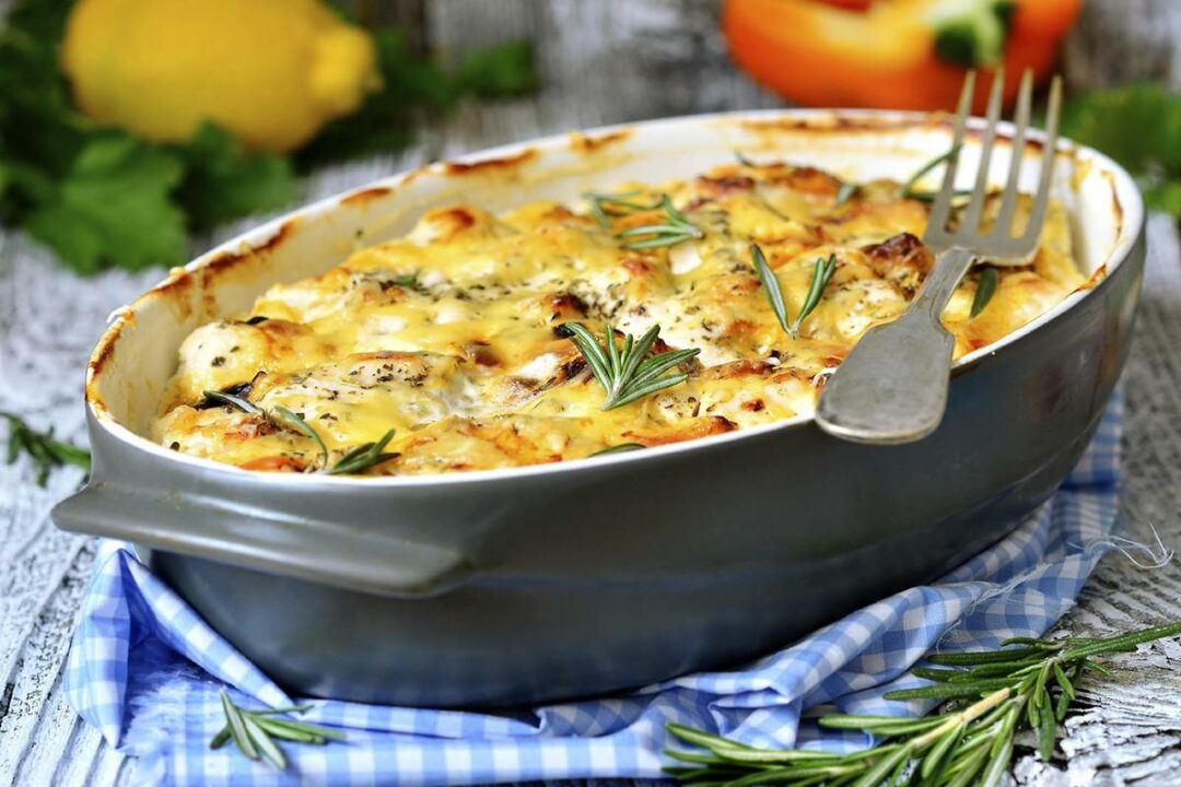 Картофельная запеканка с грибами и сыром рецепт с фото - 1000.menu