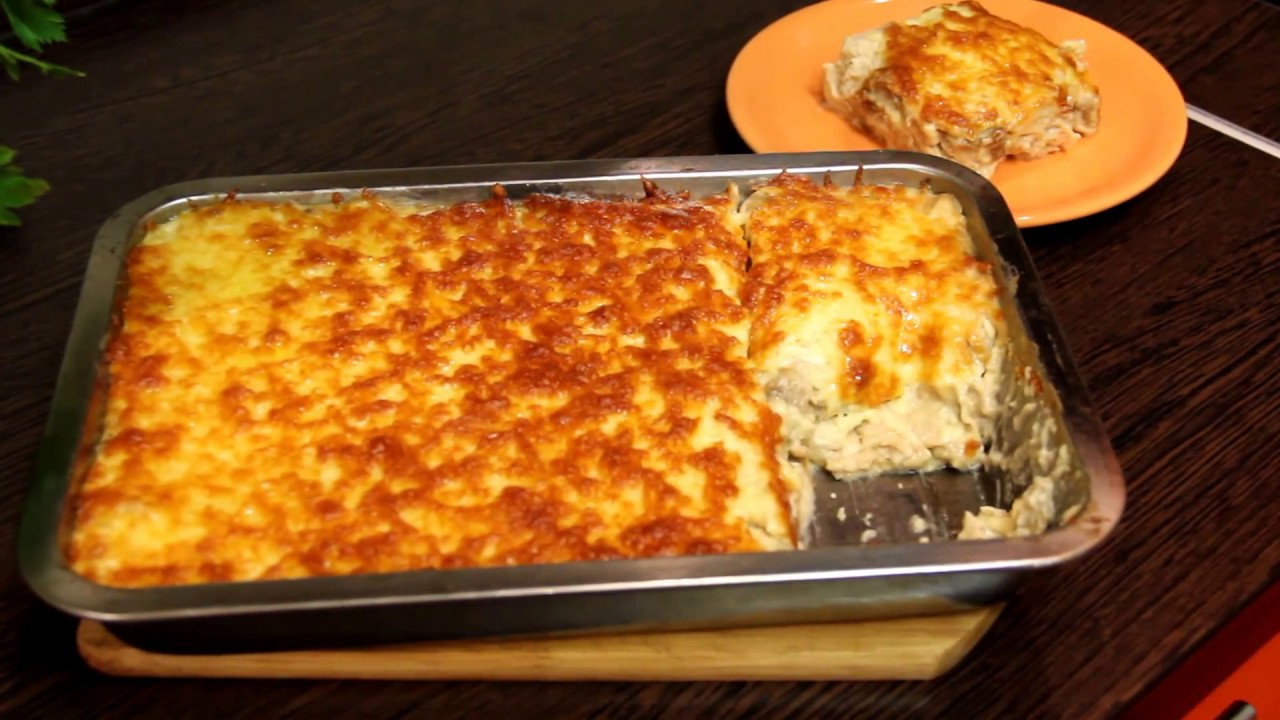 Делаем жульен с грибами и курицей, вкусно - YouTube