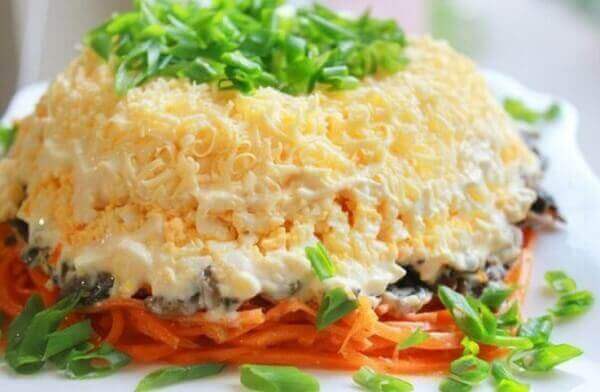 Топ-10 простых и вкусных салатов с грибами