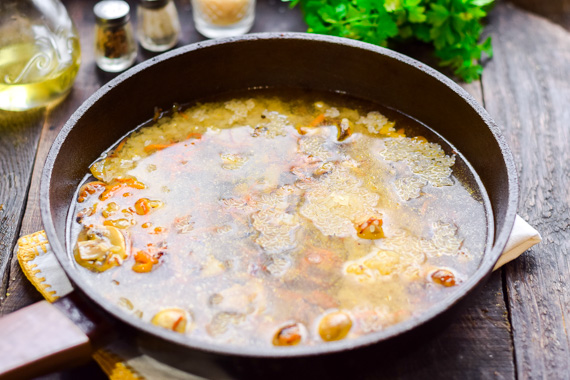 Как вкусно приготовить шампиньоны с рисом