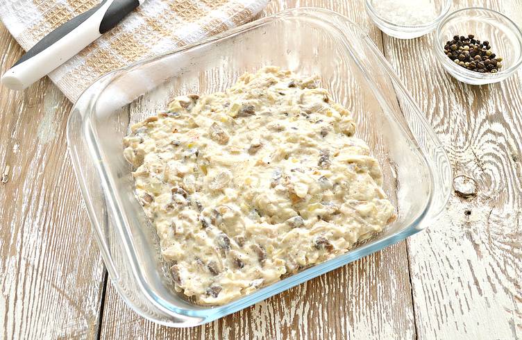 Жюльен в духовке с грибами, курицей и сливками - пошаговый рецепт с фото