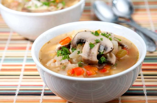Замороженный грибной суп с картофелем. Рецепт