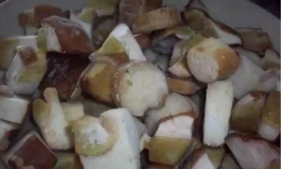размораживание грибов