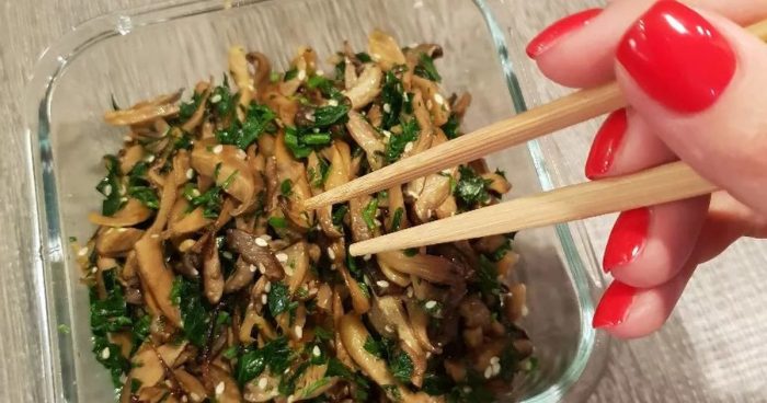 14 очень вкусных рецептов салата из вешенок