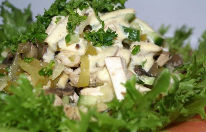 14 очень вкусных рецептов салата из вешенок