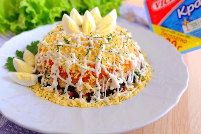 20 очень вкусных салатов с мясом и грибами рецепт