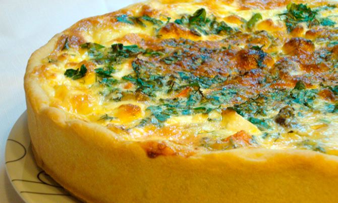 Пирог с картофелем и грибами: открытый, заливной, слоеный.