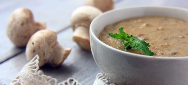 Грибной соус с грибами и сливками