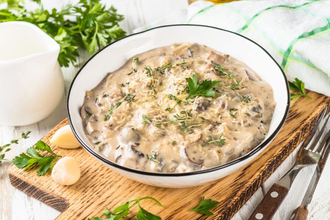 Грибной соус с сыром рецепт с пошаговыми фото