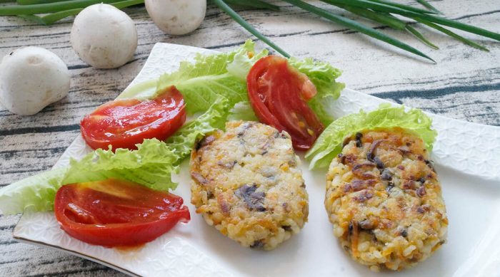 Вкусные котлеты из грибов шампиньонов