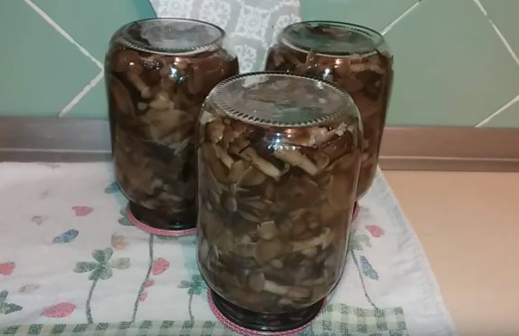 Опята в уксусе на зиму