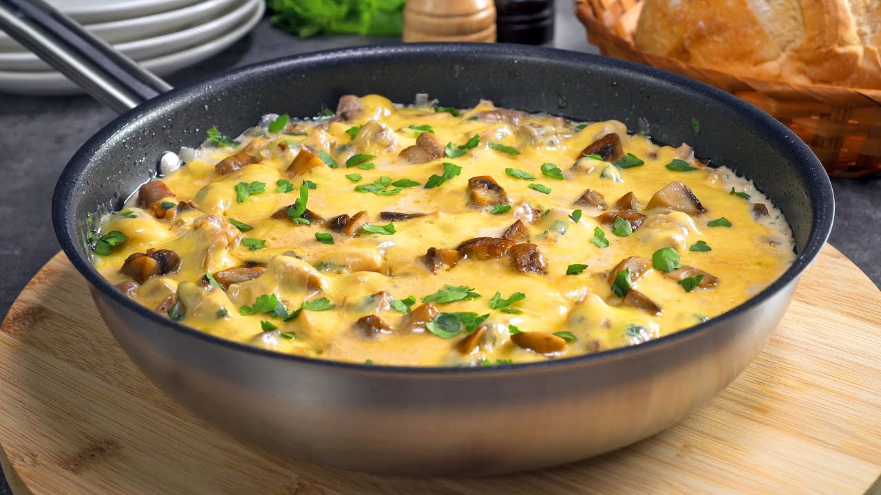 Быстрый и вкусный кастрюльный суп с курицей и грибами. Рецепт: всегда вкусно! - YouTube