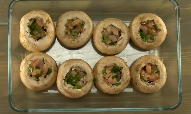 фаршированный креветками