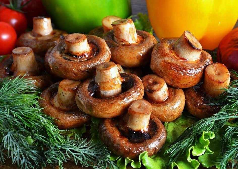 Как вкусно замариновать и пожарить грибы на костре