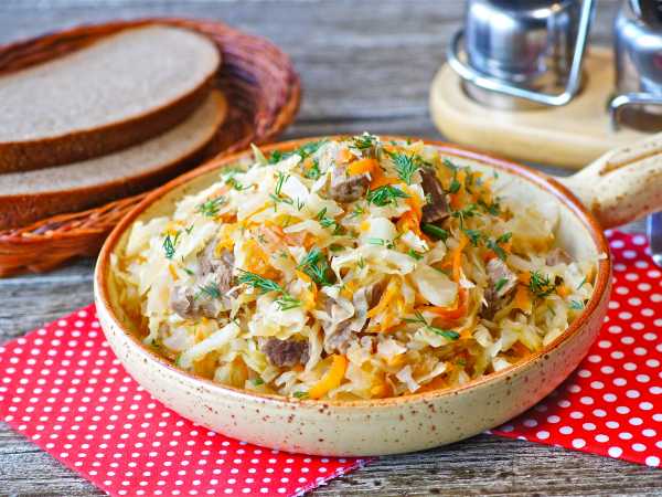 Капуста с мясом и грибами в мультиварке - пошаговый рецепт с фотографиями