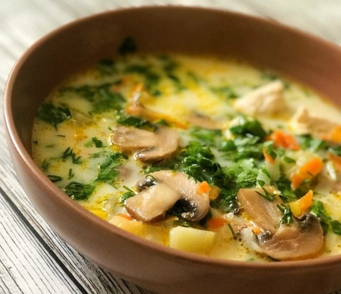 Как приготовить вкусный суп с грибами