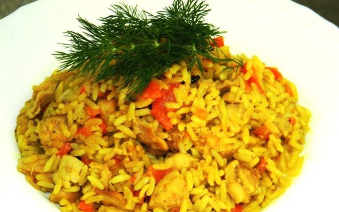Как вкусно приготовить рис с грибами и мясом