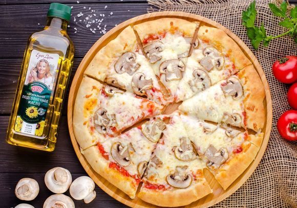 Как приготовить вкусную пиццу с грибами