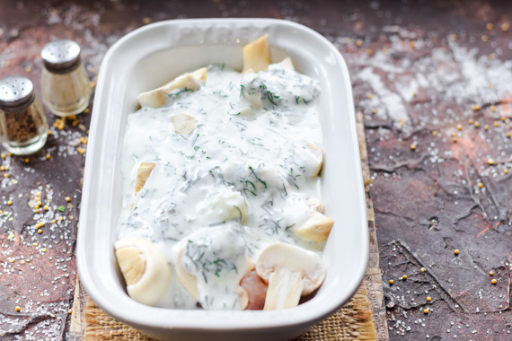 Что можно приготовить из грибов шампиньонов и куриного филе