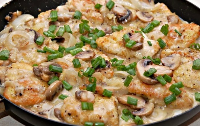 Что можно приготовить из грибов шампиньонов и куриного филе