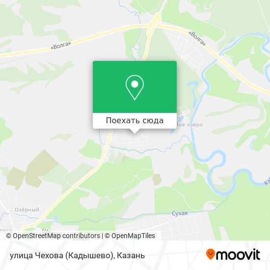 Как доехать до Улица Чехова (Кадышево) в Авиастроительном районе на автобусе, трамвае или троллейбусе?