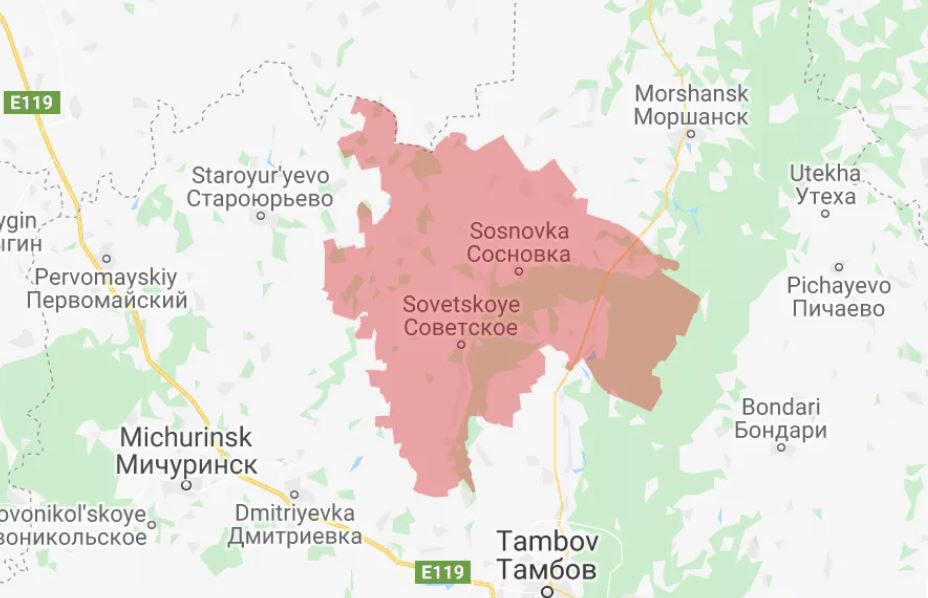 Грибные места в Тамбове