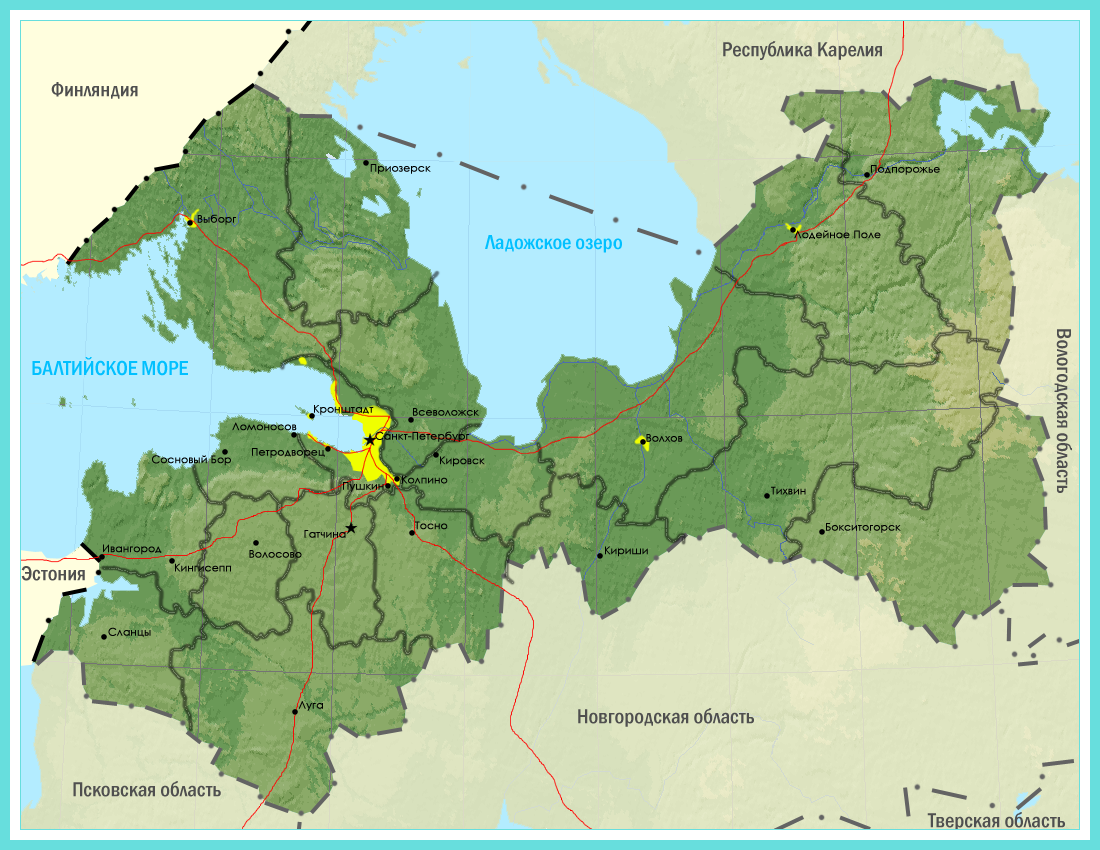 География Ленинградской области — Википедия