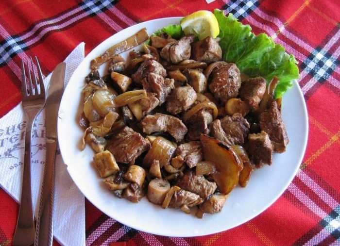 Как сделать вкусные грибные ряды
