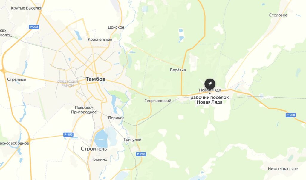 Грибные места в Тамбове