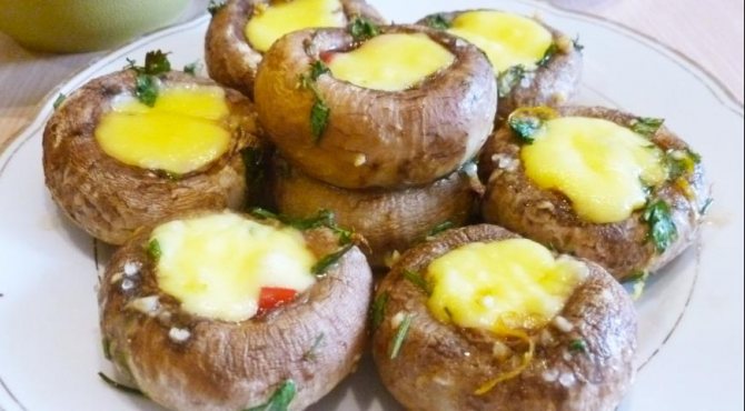 Запеченные грибы