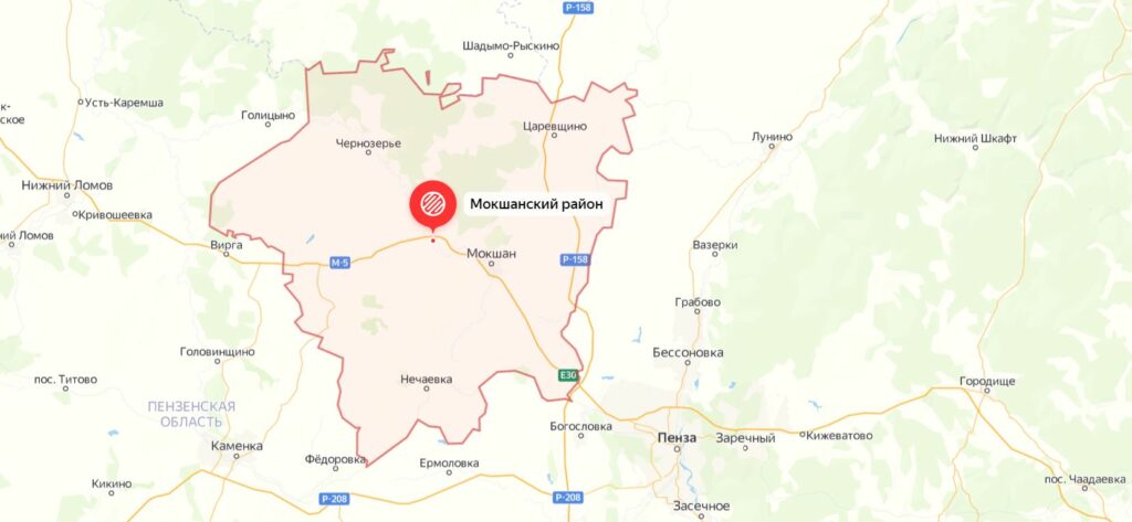 Грибная карта Пензенской области
